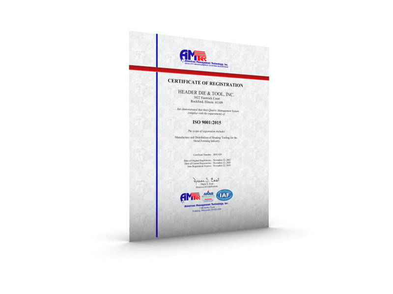Header ISO Certification